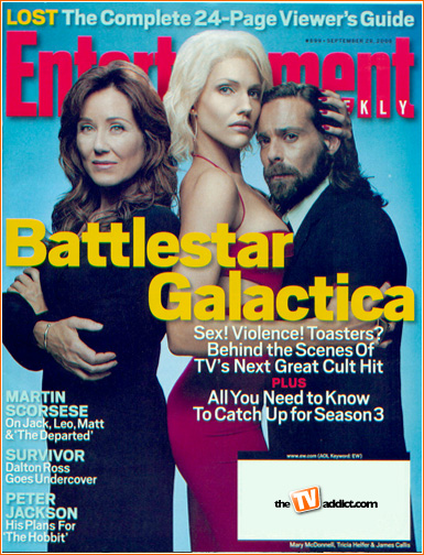 battlestar galactica entertainment weekly cover
