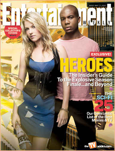 heroes entertainment weekly covers