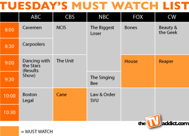 fall tv must watch tuesday
