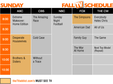 sunday fall tv preview