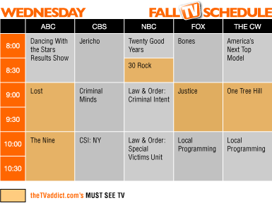 tuesday fall tv preview schedule